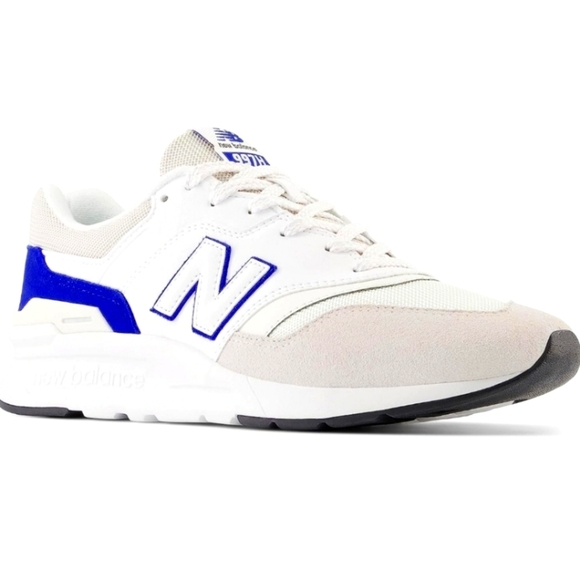 Men/Big Kid Size 7 Moonbeam/Team Royal New Balance 997H. New Without Tags/Box - Picture 2 of 13